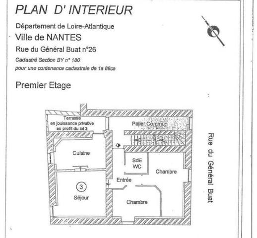 Appartement 3 pièces - 44000 Nantes