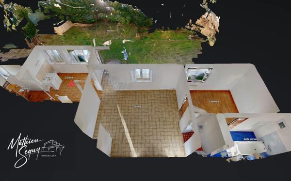 Appartement T2 de 45m² avec jardin de 84m² à Charbonnières