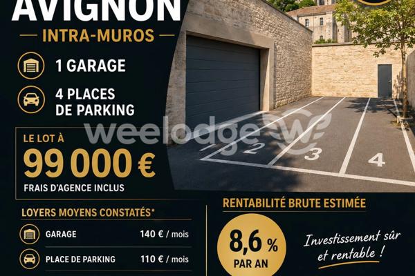Garage à vendre de 30 m² à Avignon