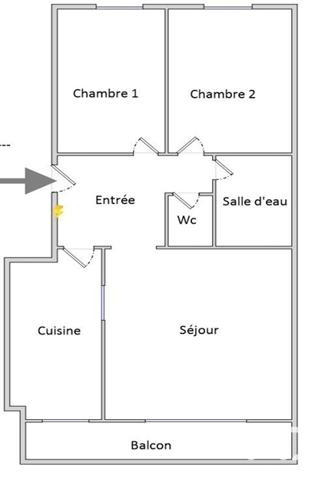 Appartement à vendre 3 pièces 66,89 m² Suresnes