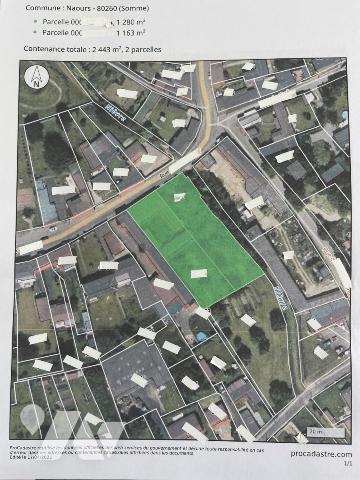 TERRAIN A BATIR NAOURS avec ancienne maison et dépendances agricoles