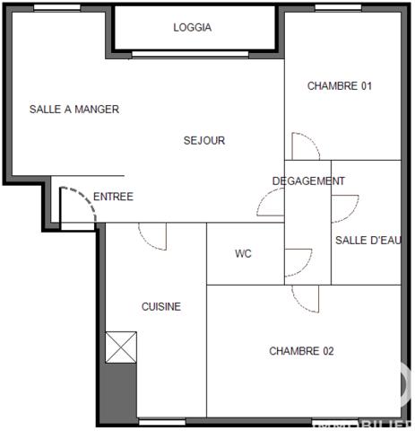 Appartement à vendre 4 pièces 66,86 m² La Celle-Saint-Cloud