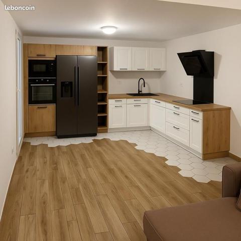 Maison Bouc Bel Air 6 pièces 154m² sur environ 1000m² de terrain + garage + piscine + 2 habitations - proches commerces - axes routiers