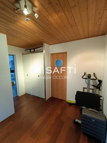 Maison traditionnelle avec grand jardin et piscine