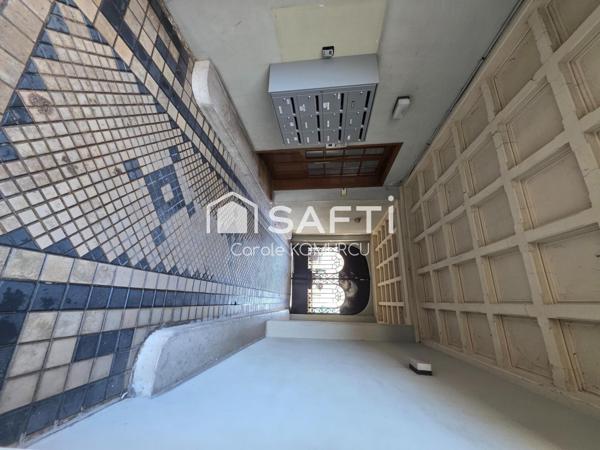 Appartement 2 pièces avec cave en plein centre ville.