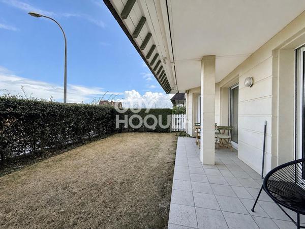 TOURGEVILLE PLAGE - APPARTEMENT 2/3 PIECES EN REZ DE JARDIN FACE MER