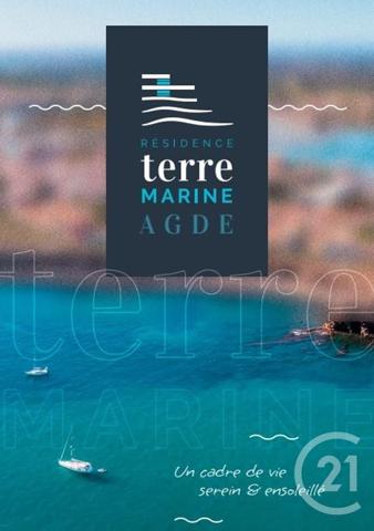Appartement T2 à vendre  2 pièces - 45 m2 AGDE - 34