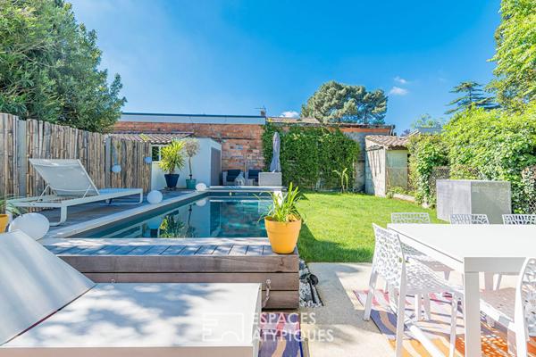 Maison contemporaine avec piscine à Talence Roustaing