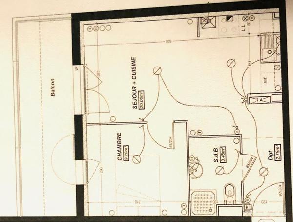 Appartement Gap 2 pièce(s) 35 m2 avec balcon de 11m²