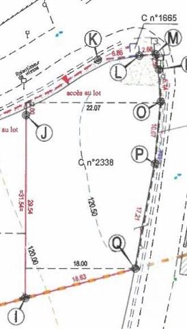 Terrain à vendre  699 m2 PLOUAGAT - 22