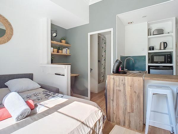 A louer PAU  Secteur Parc Lawrence Studio meublé en très bon état  dans immeuble bien entretenu