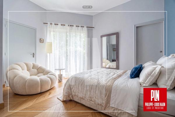 À 5MN du Mans, une propriété d'architecte rare réunissant 2 chambres de plain-pied, une piscine et un magnifique parc paysager