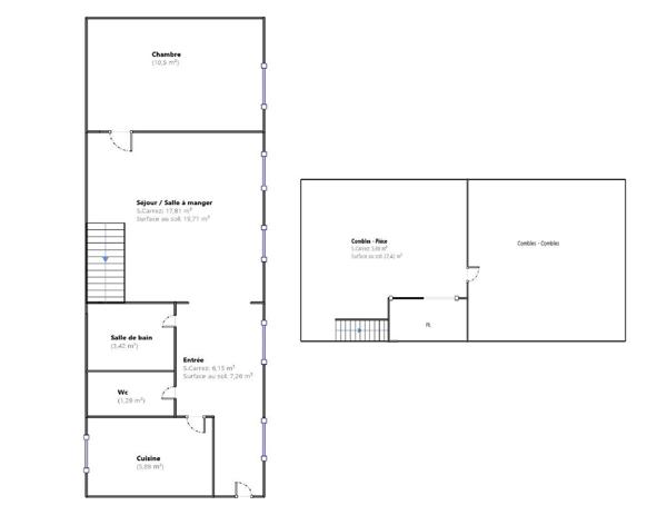 Appartement 2 pièces 50.94 m2