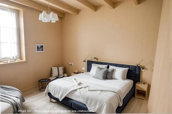 A vendre, Astaffort, Centre village local commercial vide et Appartement