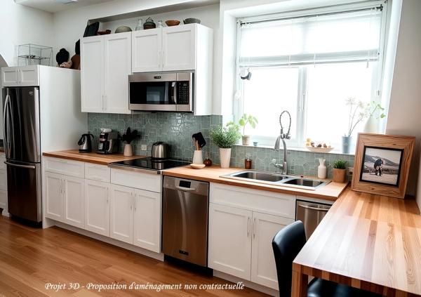 A vendre, Astaffort, Centre village local commercial vide et Appartement