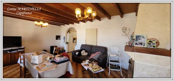 A vendre, Astaffort, Centre village local commercial vide et Appartement