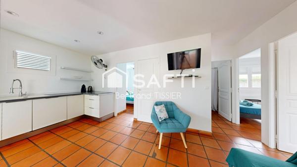 2 Villas F4 avec piscines à Sainte-Anne
