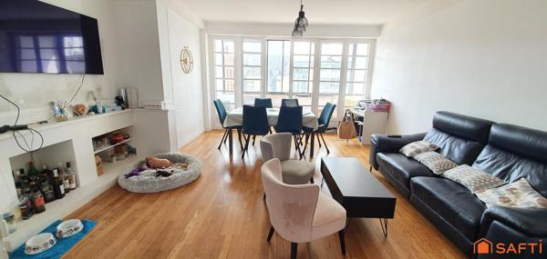 7 PIECES 99m² + BALCON + SALLE 30m2 + GRENIER+CAVE