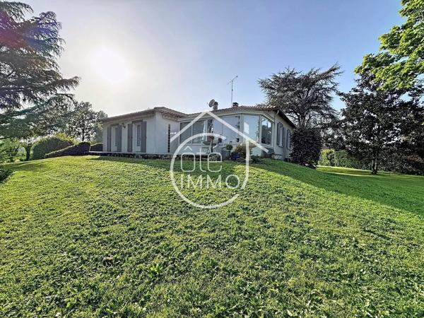 Port-Sainte-Foy-et-Ponchapt – Maison familiale de plain-pied avec 4 chambres et jardin