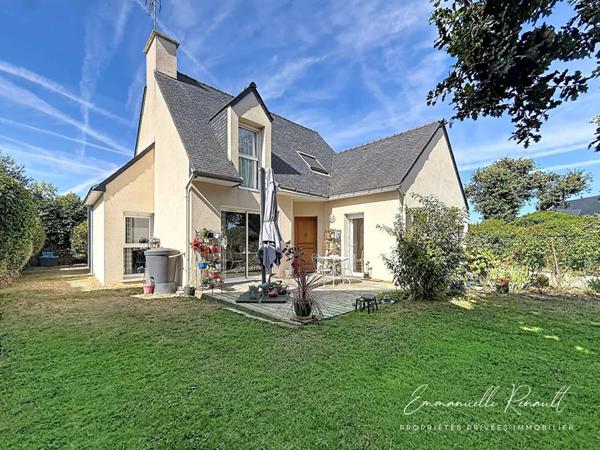 Vannes Maison familiale de 137 m², 4 chambres, jardin clos et vie de plain-pied