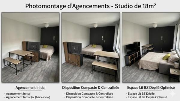 Appartement à louer |  Agen |  1 pièce | 26 m²