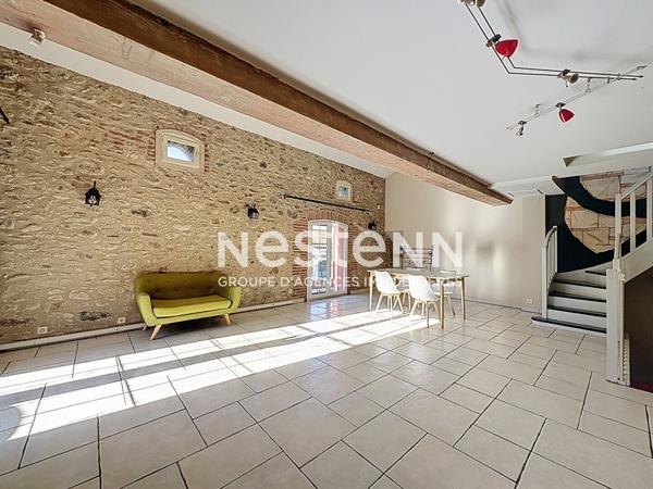 Maison en pierre rénovée, garage, terrasses et T2 indépendant