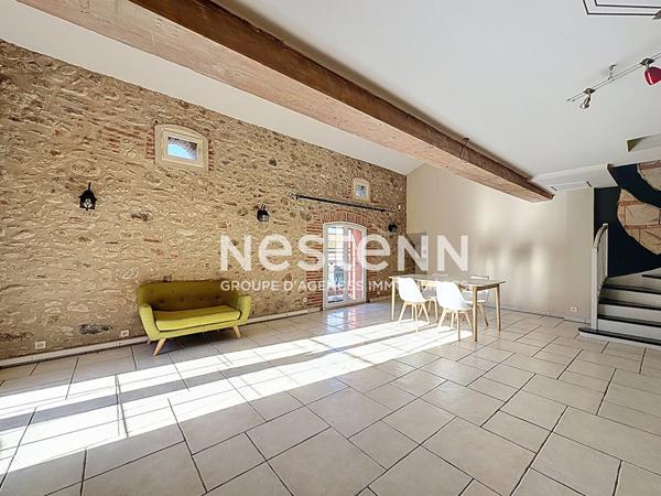 Maison en pierre rénovée, garage, terrasses et T2 indépendant