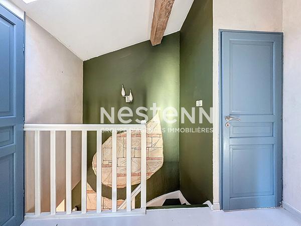 Maison en pierre rénovée, garage, terrasses et T2 indépendant