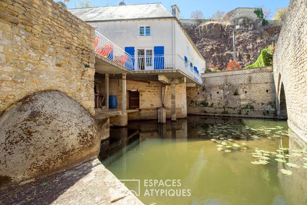 Ancien moulin au bord de l’eau, maison familiale, chambres d’hôtes et logement indépendant