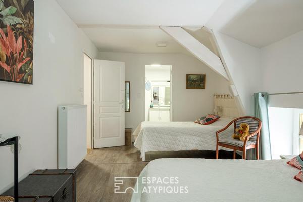 Ancien moulin au bord de l’eau, maison familiale, chambres d’hôtes et logement indépendant