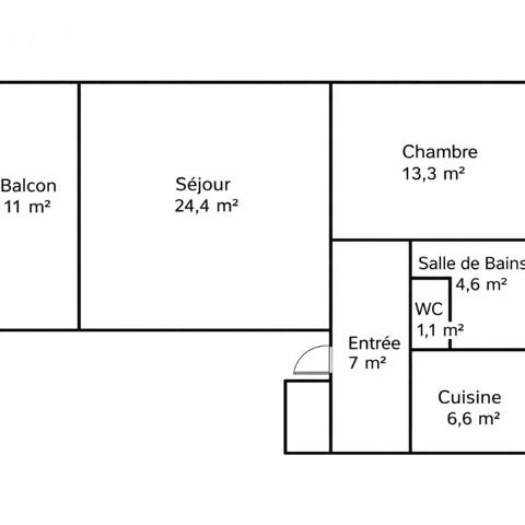 Appartement rénové avec terrasse et vue parc - Tours Nord
Allée de Trianon