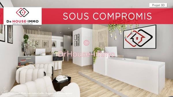 Bureau à vendre 1 pièce de 50 m²