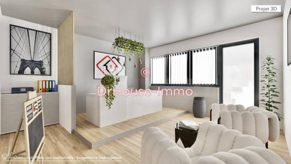 Bureau à vendre 1 pièce de 50 m²