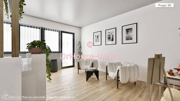 Bureau à vendre 1 pièce de 50 m²