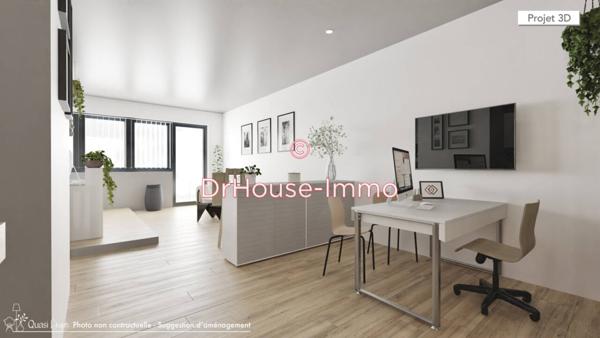 Bureau à vendre 1 pièce de 50 m²