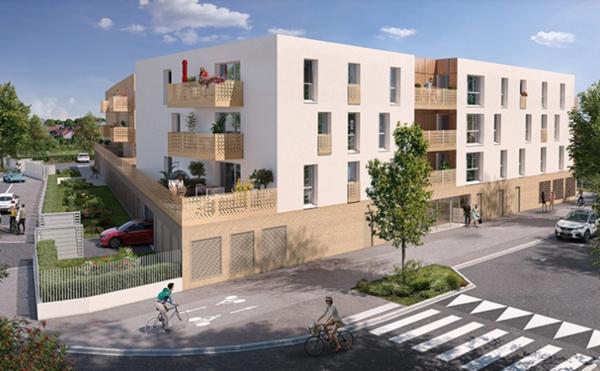 Dpt Loiret (45), à vendre LA CHAPELLE SAINT MESMIN appartement T2 de 39,1 m² Balcon et stationnements