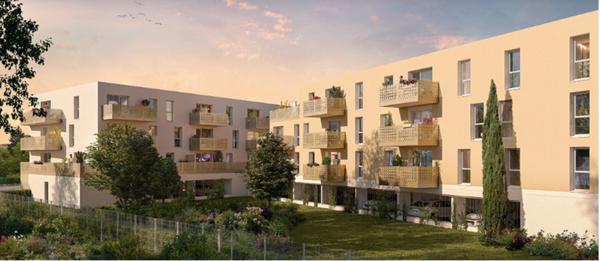 Dpt Loiret (45), à vendre LA CHAPELLE SAINT MESMIN appartement T2 de 39,1 m² Balcon et stationnements