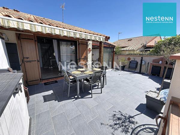 PORT-LEUCATE - VILLA T3 AVEC JARDIN ET PLACE DE STATIONNEMENT