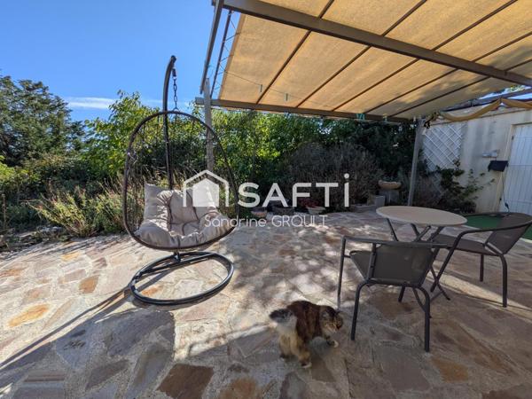 MAISON EN PIERRES avec VUE DÉGAGÉE avec DÉPENDANCE et JARDIN au CALME