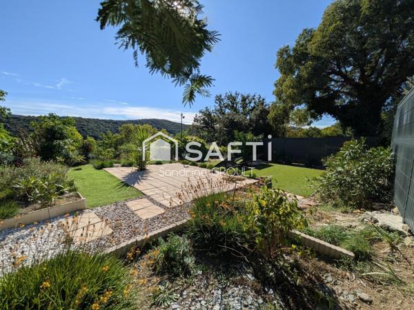 MAISON EN PIERRES avec VUE DÉGAGÉE avec DÉPENDANCE et JARDIN au CALME