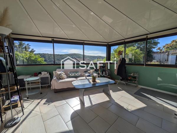 MAISON EN PIERRES avec VUE DÉGAGÉE avec DÉPENDANCE et JARDIN au CALME