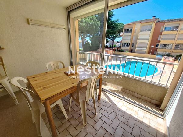 À 400 m de la plage : Studio cabine avec piscine à seulement 80 000 € !