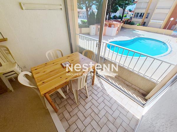 À 400 m de la plage : Studio cabine avec piscine à seulement 80 000 € !