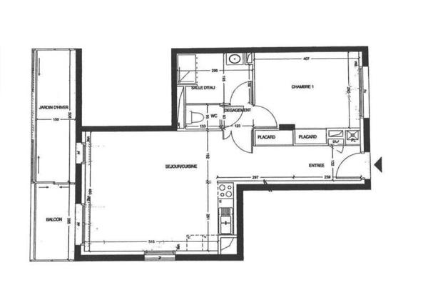 Appartement 2 pièces - 44800 Saint-Herblain
