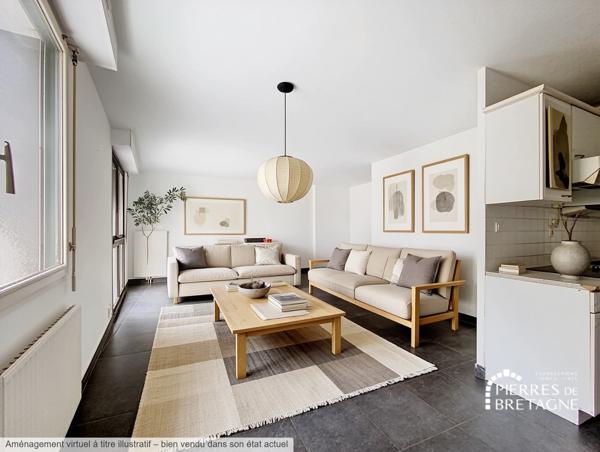 A vendre appartement 3 pièces BREST centre