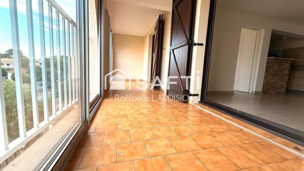 À 100m de la mer, en tout à pied à Saint Aygulf