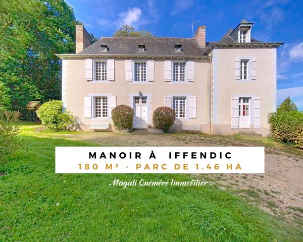 Iffendic (35750) Manoir 8 pièces - 180 m² habitables dans son parc arboré de 1 ha 746