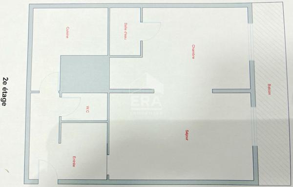 2 Pieces au Calme avec Large Balcon plein Sud