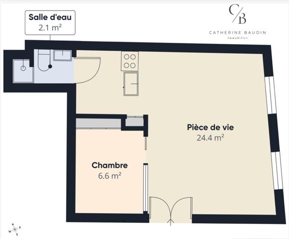 Appartement de charme meublé Centre-Ville de La Rochelle