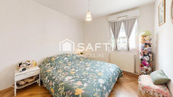 T4 Évian gare – Balcon vue lac + garage